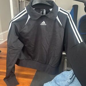 Adidas sweatshirt with collar